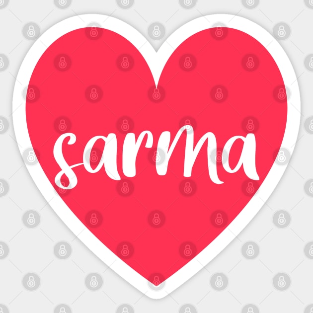 Love sarma Sticker by Slavstuff